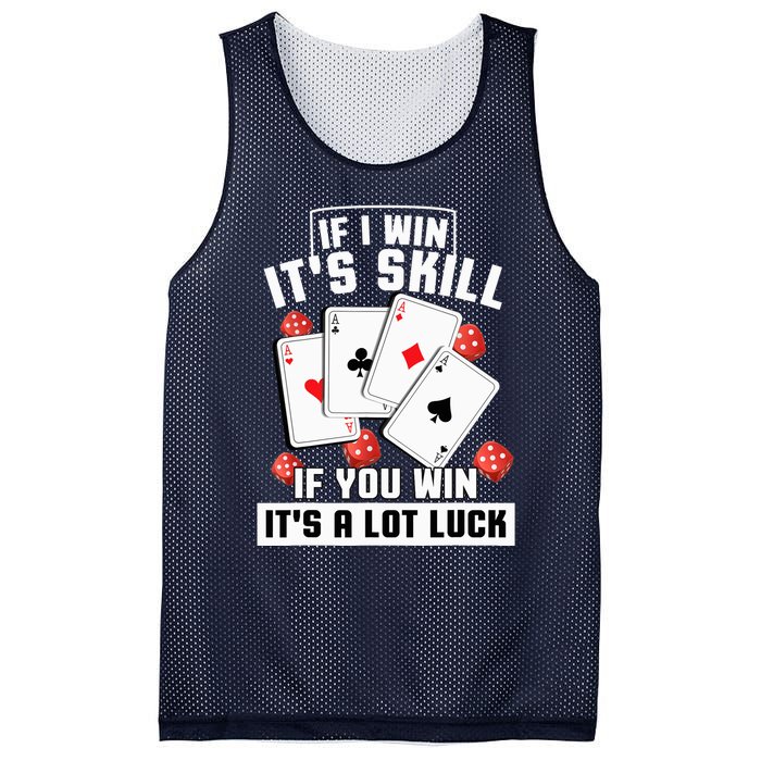 Poker Gifts Blackjack Jackpot Gambling Casino Player Mesh Reversible Basketball Jersey Tank