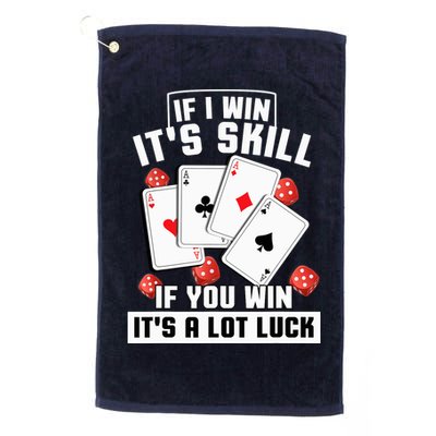 Poker Gifts Blackjack Jackpot Gambling Casino Player Golf Towel