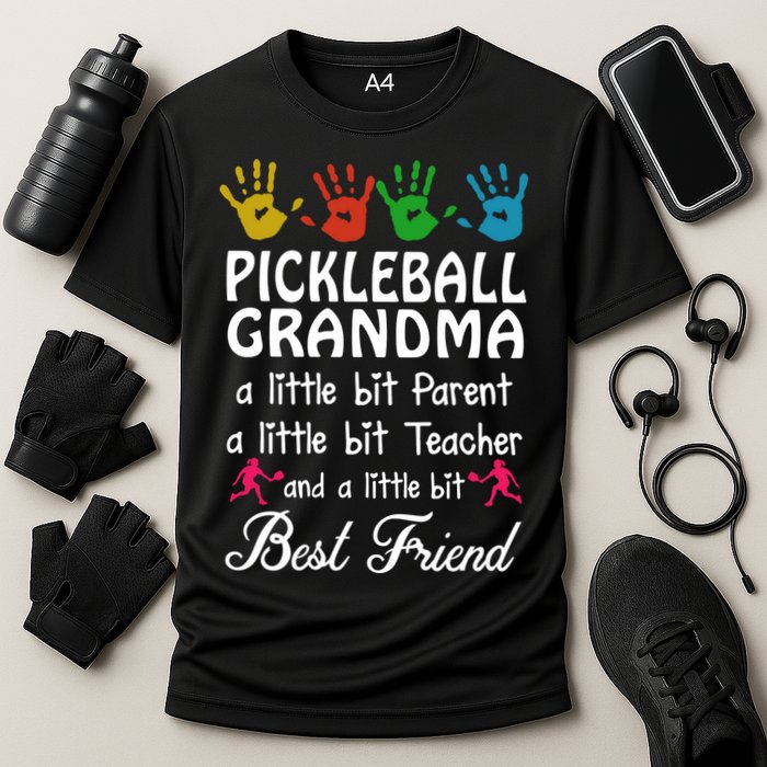 Pickleball GRANDMA BEST FRIEND Cooling Performance Crew T-Shirt