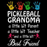 Pickleball GRANDMA BEST FRIEND Cooling Performance Crew T-Shirt