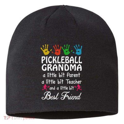Pickleball GRANDMA BEST FRIEND Sustainable Beanie