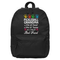 Pickleball GRANDMA BEST FRIEND 16 in Basic Backpack
