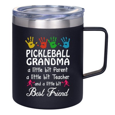 Pickleball GRANDMA BEST FRIEND 12oz Stainless Steel Coffee Mug