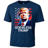 Patriotic God Bless Trump Performance Shirt
