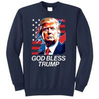 Patriotic God Bless Trump Sweatshirt