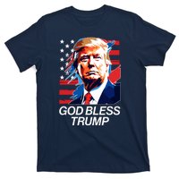 Patriotic God Bless Trump T-Shirt