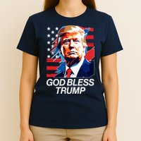 Patriotic God Bless Trump T-Shirt