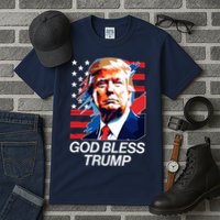 Patriotic God Bless Trump Tall T-Shirt