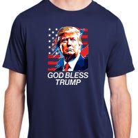 Patriotic God Bless Trump Adult ChromaSoft Performance T-Shirt