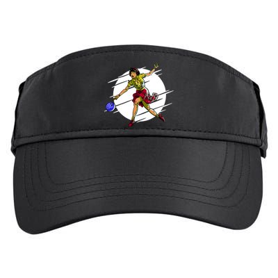 Pinup Girl Bowling Adult Drive Performance Visor
