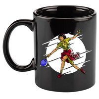 Pinup Girl Bowling 11oz C Handle Ceramic Mug