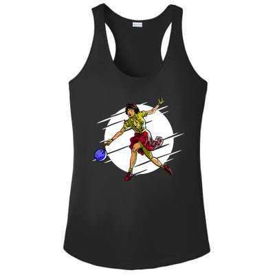 Pinup Girl Bowling Ladies PosiCharge Competitor Racerback Tank