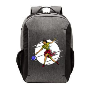 Pinup Girl Bowling Vector Backpack