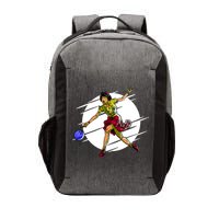 Pinup Girl Bowling Vector Backpack