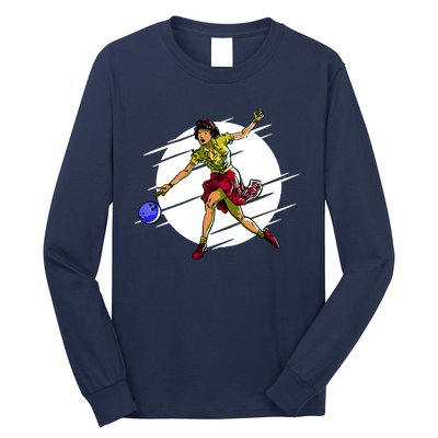 Pinup Girl Bowling Long Sleeve Shirt