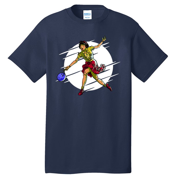 Pinup Girl Bowling Tall T-Shirt