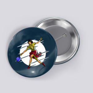 Pinup Girl Bowling Button