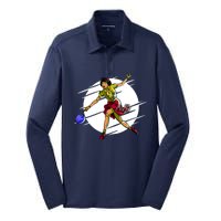 Pinup Girl Bowling Silk Touch Performance Long Sleeve Polo