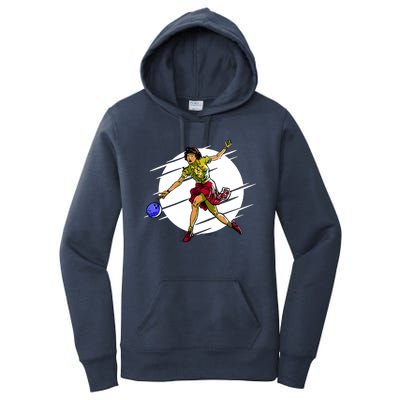 Pinup Girl Bowling Women's Pullover Hoodie