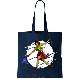 Pinup Girl Bowling Tote Bag