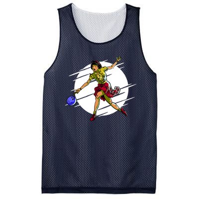 Pinup Girl Bowling Mesh Reversible Basketball Jersey Tank