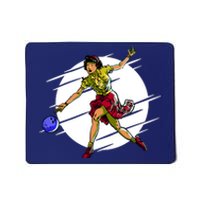 Pinup Girl Bowling Mousepad