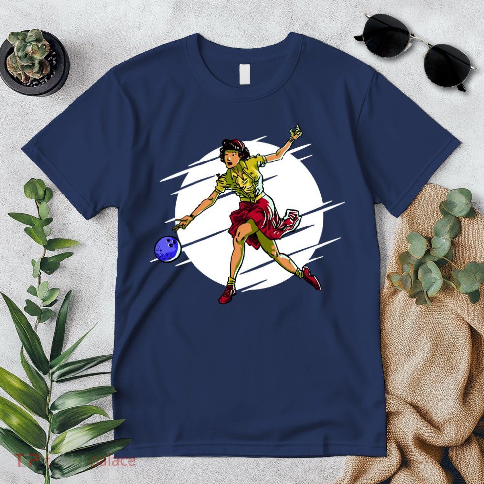 Pinup Girl Bowling Premium T-Shirt