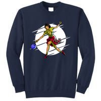 Pinup Girl Bowling Tall Sweatshirt