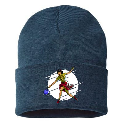 Pinup Girl Bowling Sustainable Knit Beanie