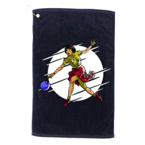 Pinup Girl Bowling Platinum Collection Golf Towel