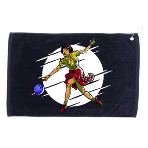 Pinup Girl Bowling Grommeted Golf Towel