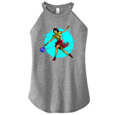 Pinup Girl Bowling Women's Perfect Tri Rocker Tank