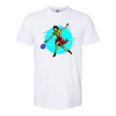 Pinup Girl Bowling Softstyle® CVC T-Shirt