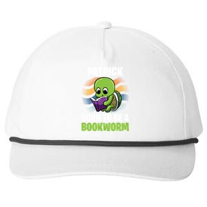 Patrick Gift Born To Be A Bookworm Gift Personalized Gift Snapback Five-Panel Rope Hat