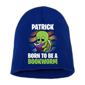 Patrick Gift Born To Be A Bookworm Gift Personalized Gift Short Acrylic Beanie