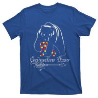 Proud Godmother Bear Autism Awareness Month Autistic Support Gift T-Shirt