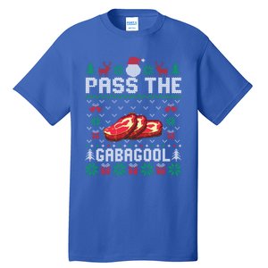 Pass Gabagool Christmas Ugly Funny Holidays Party Gift Tall T-Shirt