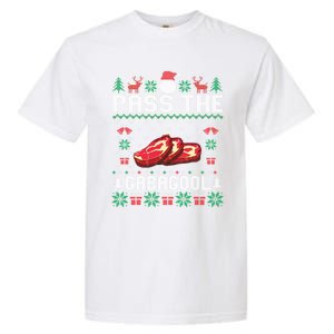 Pass Gabagool Christmas Ugly Funny Holidays Party Gift Garment-Dyed Heavyweight T-Shirt