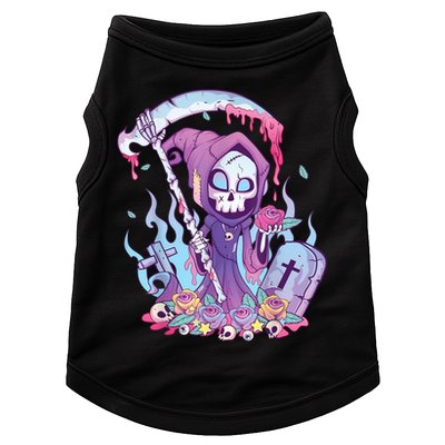 Pastel Goth Creepy Death Grim Reaper Kawaii Occult Menhera Doggie Tank