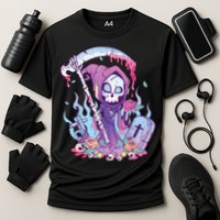 Pastel Goth Creepy Death Grim Reaper Kawaii Occult Menhera Cooling Performance Crew T-Shirt