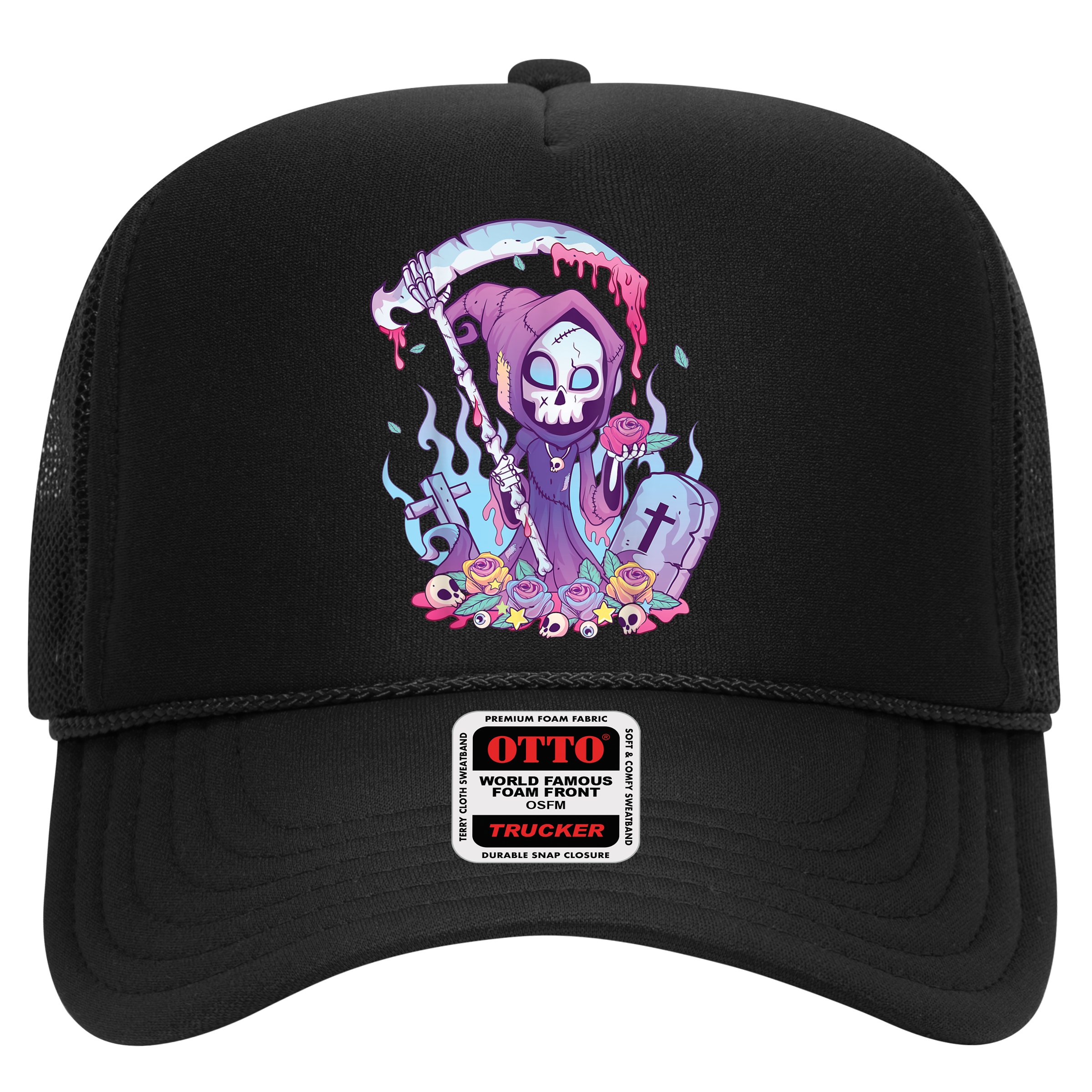 Pastel Goth Creepy Death Grim Reaper Kawaii Occult Menhera Hat