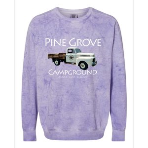 Pine Grove Car Show Weekend Colorblast Crewneck Sweatshirt