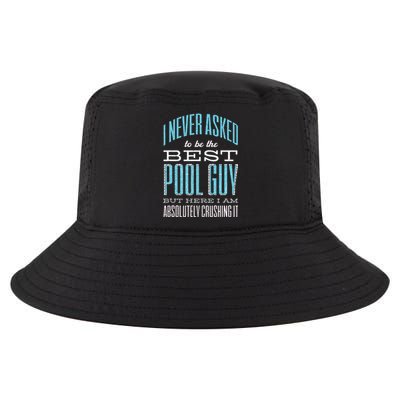 Pool Guy Cleaner Pool Service Cool Comfort Performance Bucket Hat