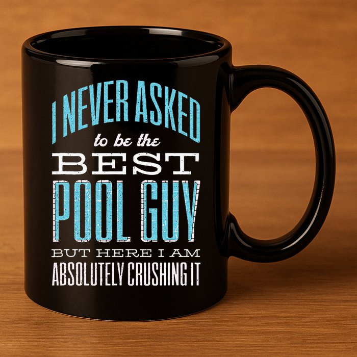 Pool Guy Cleaner Pool Service 11oz C Handle Ceramic Mug