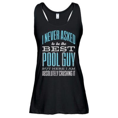 Pool Guy Cleaner Pool Service Ladies Essential Flowy Tank