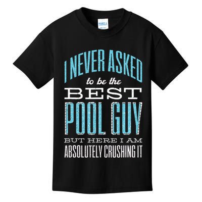 Pool Guy Cleaner Pool Service Kids T-Shirt