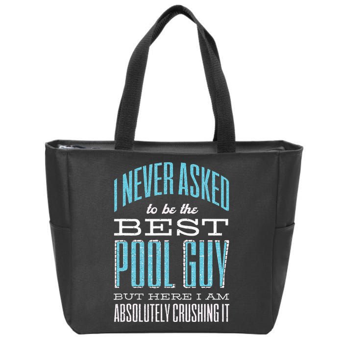 Pool Guy Cleaner Pool Service Zip Tote Bag