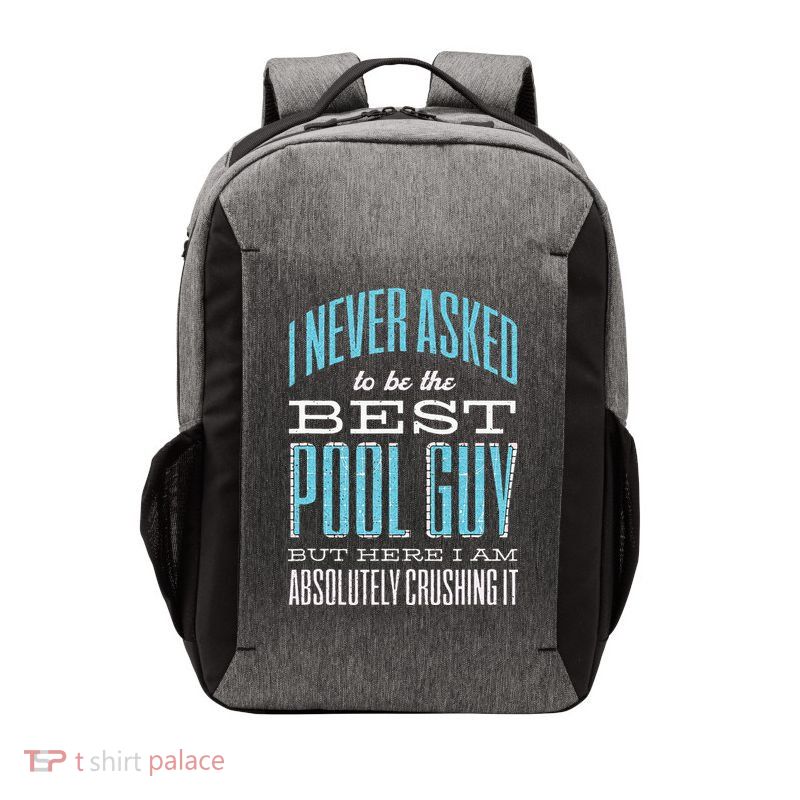 Pool Guy Cleaner Pool Service Vector Backpack