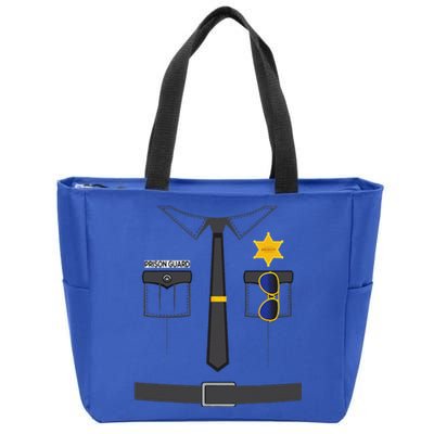 Prison Guard Correctional Officer Easy Halloween Costume Fun Zip Tote Bag