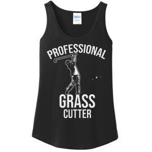 Professional Grass Cutter Golfer Golfer Golf Ladies Essential Tank